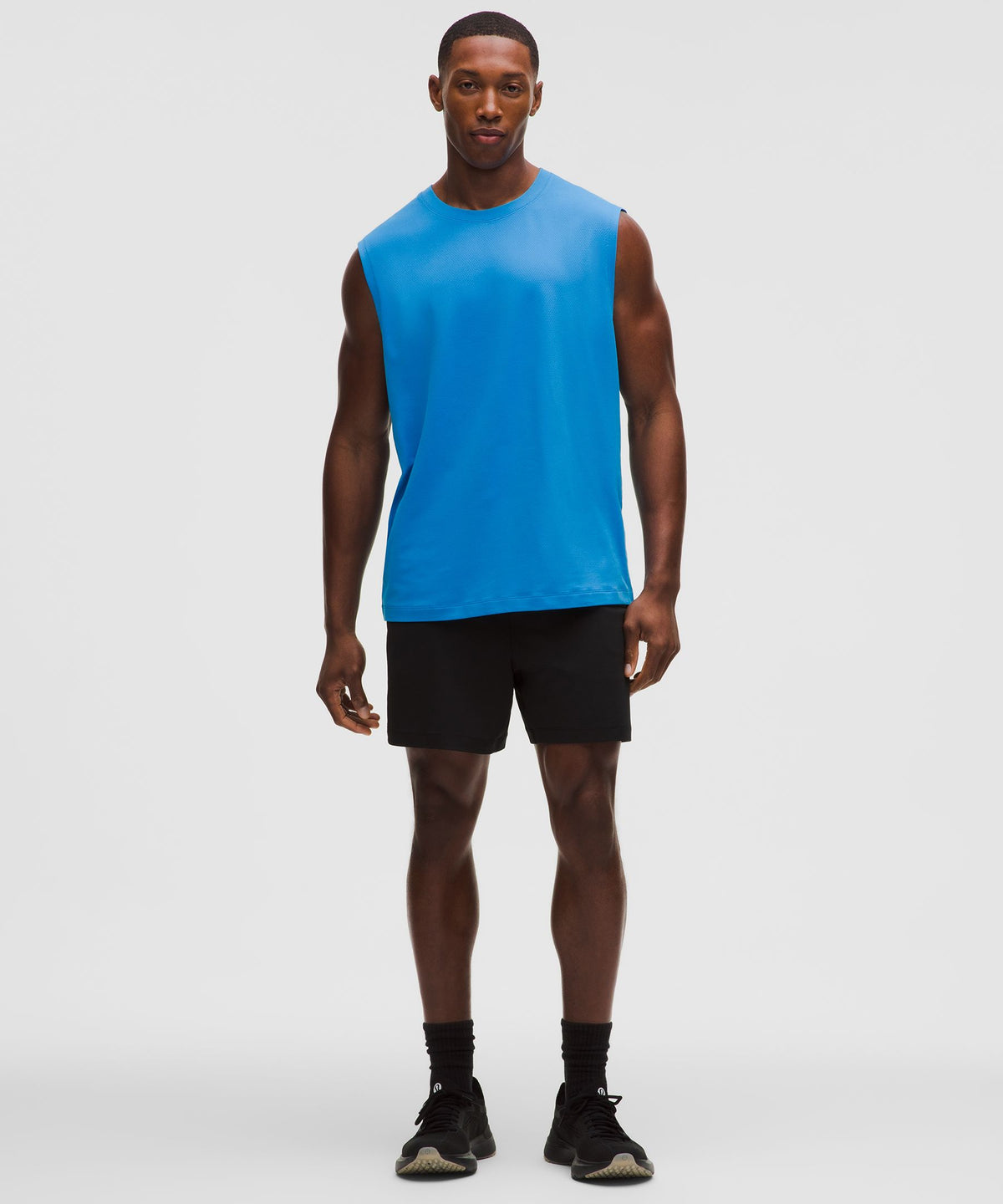 Mesh Soft Jersey Sleeveless Tank Top