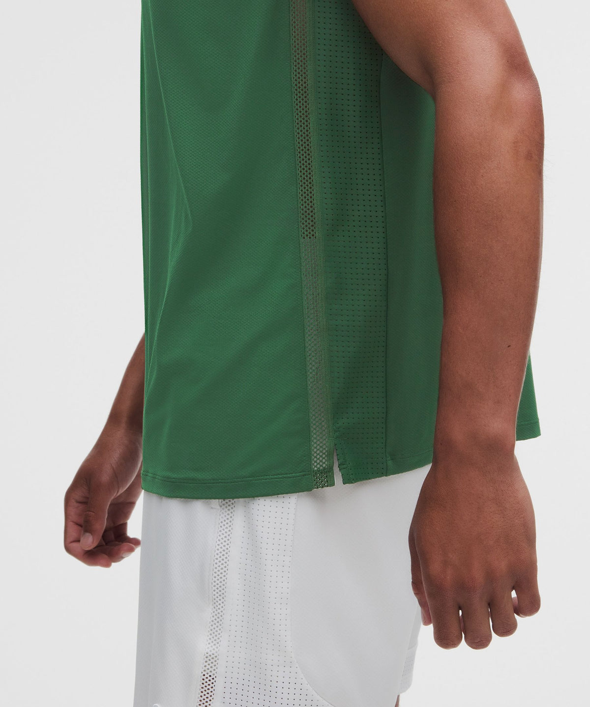Mesh-Panelled Tennis Sleeveless Shirt