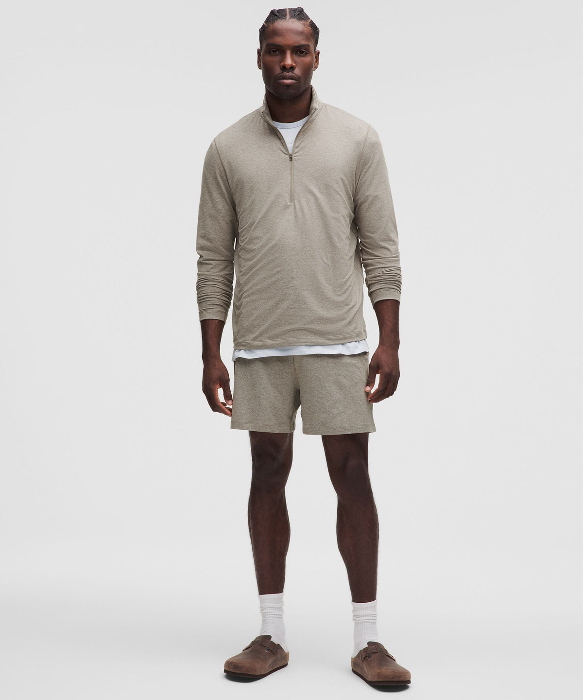 Soft Jersey Half Zip