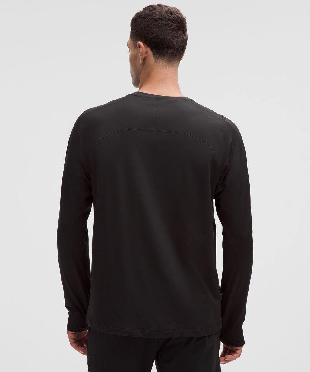 Rulu Fleece Crewneck Long-Sleeve Shirt