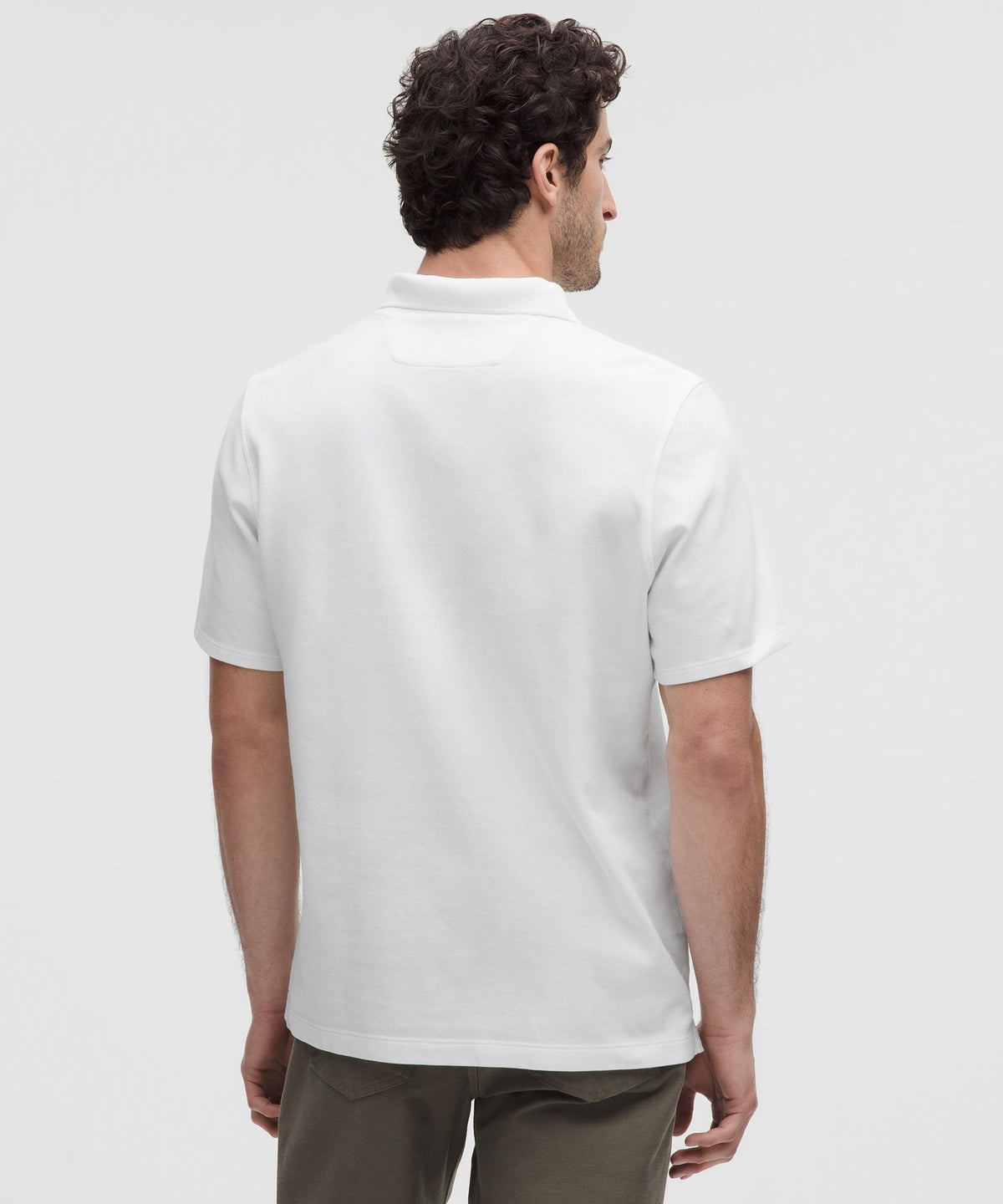 Cotton-Blend Pique Short-Sleeve Polo Shirt