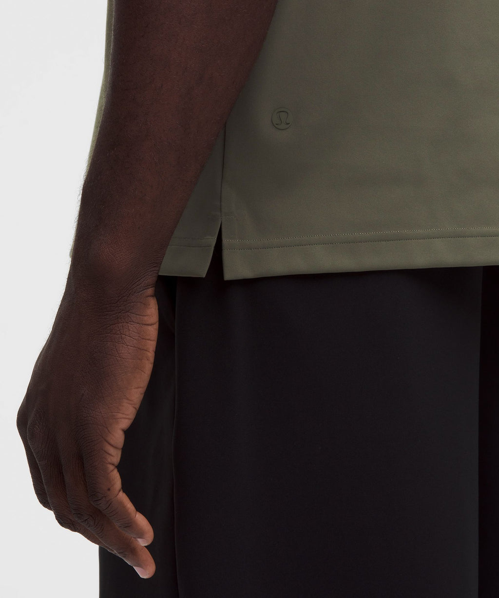 Daydrift Oversized Zip-Neck Polo Shirt