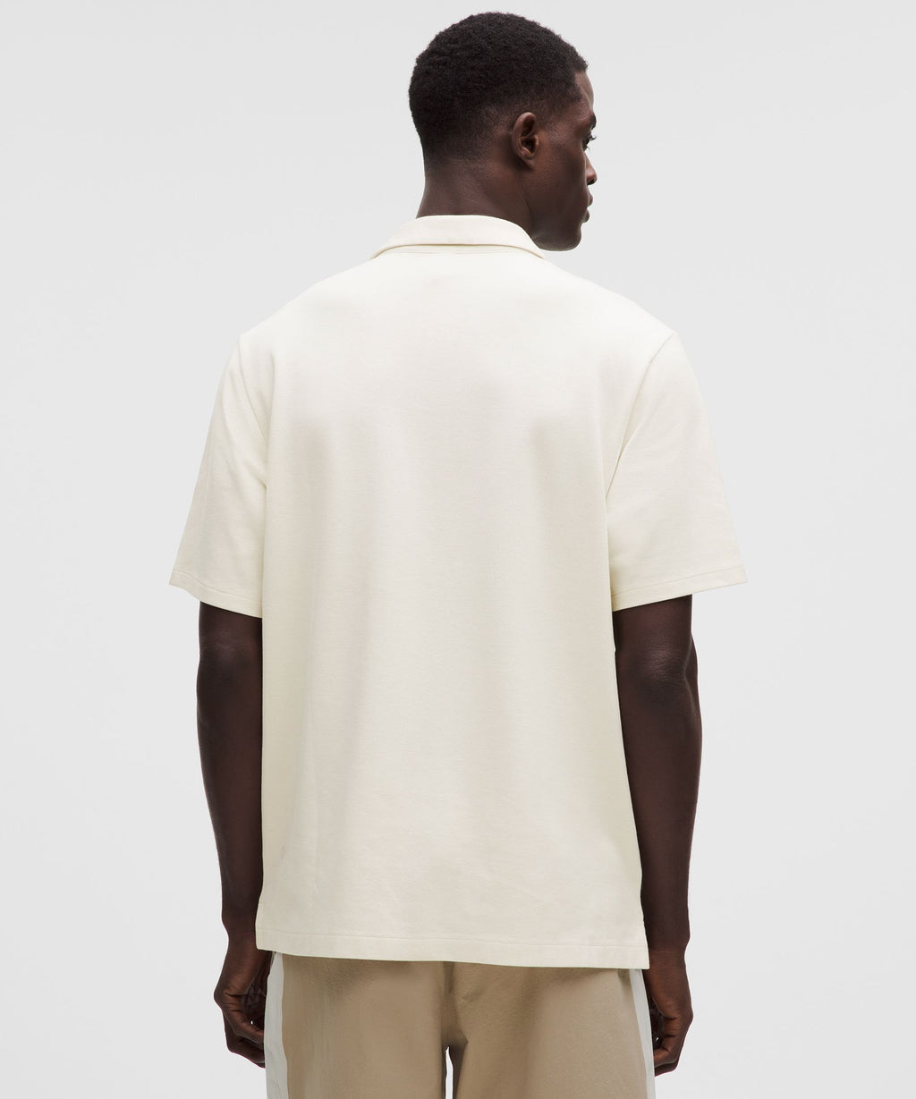Pique Performer Johnny-Collar Short-Sleeve Shirt
