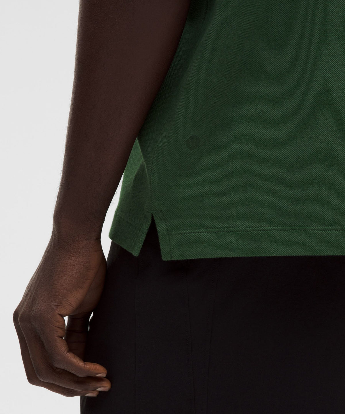 Pique Performer Johnny-Collar Short-Sleeve Shirt