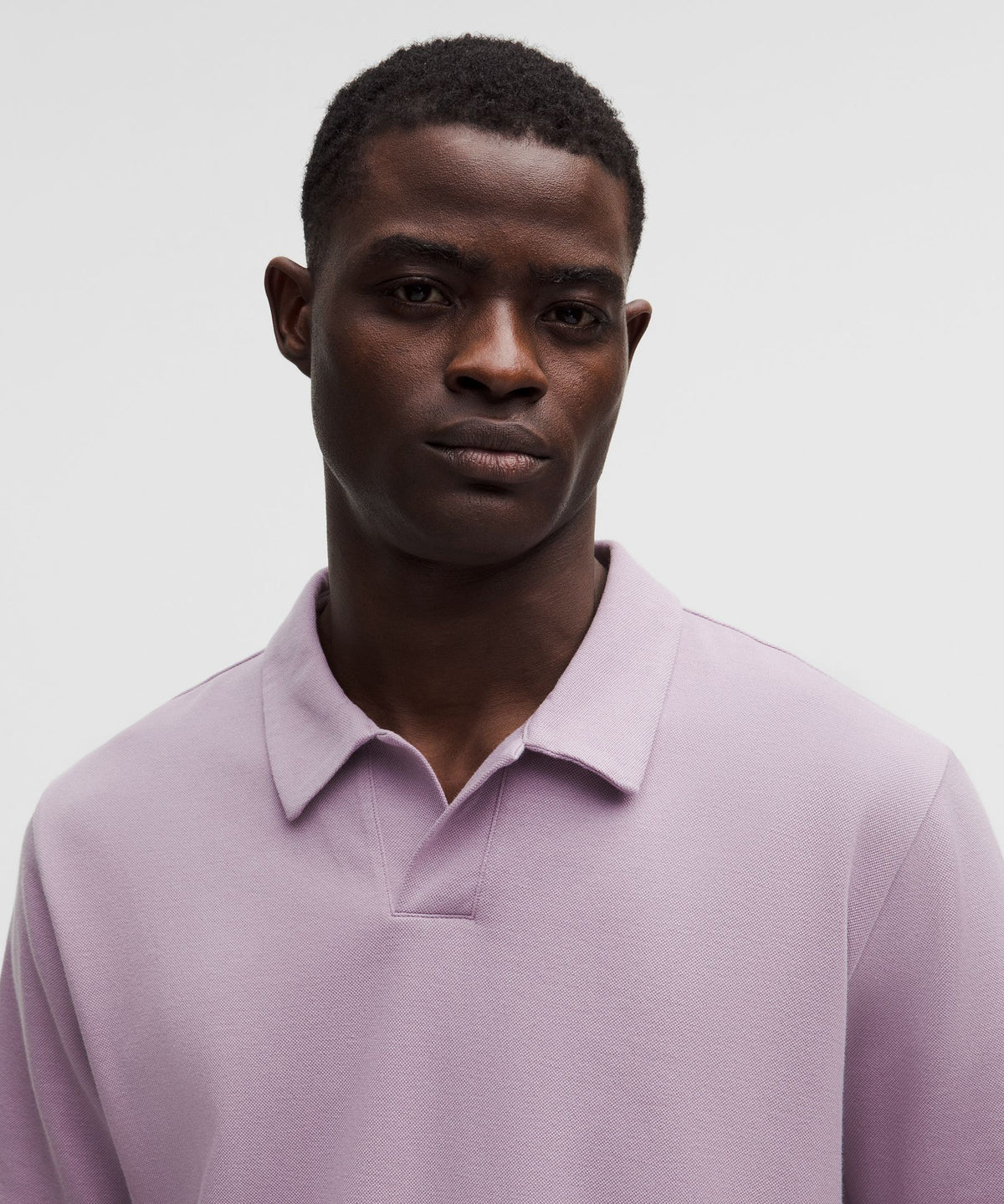 Pique Performer Johnny-Collar Short-Sleeve Shirt