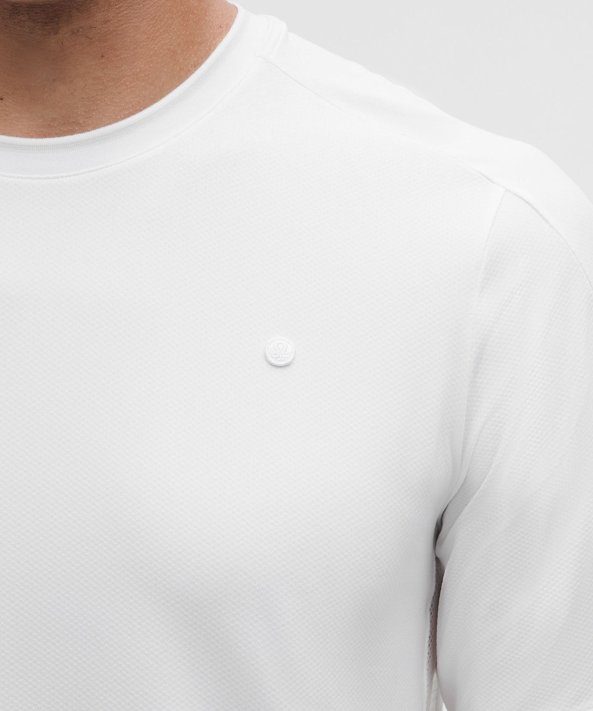 UV-Protective Mesh Panelled Tennis Shirt