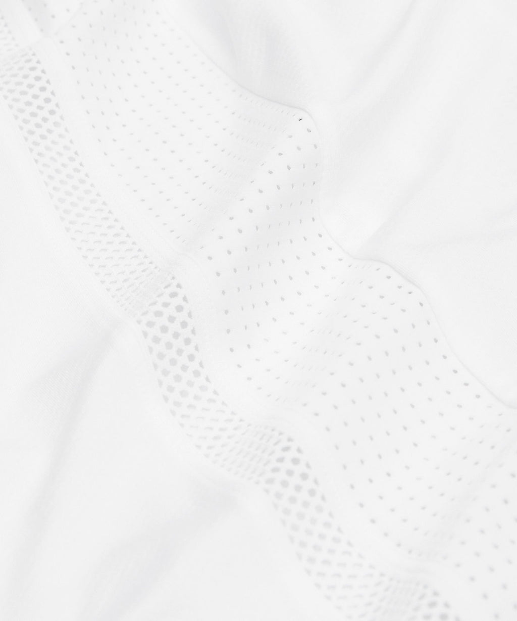 UV-Protective Mesh Panelled Tennis Shirt