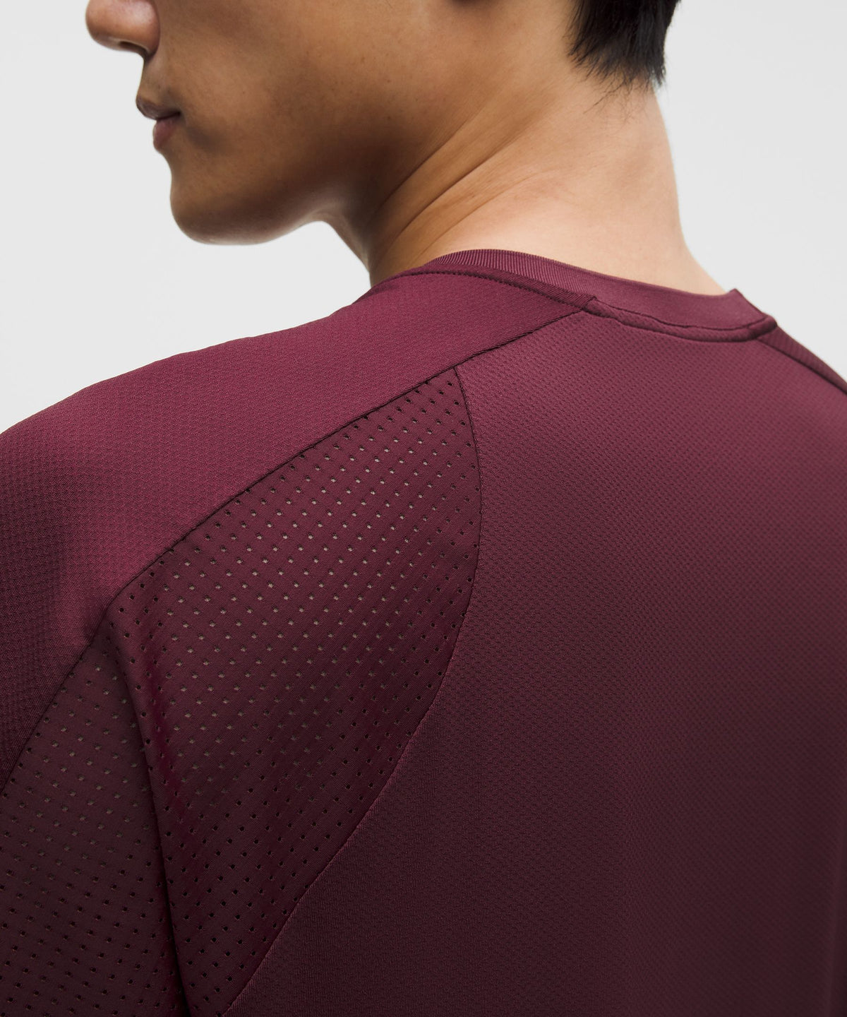 UV-Protective Mesh Panelled Tennis Shirt