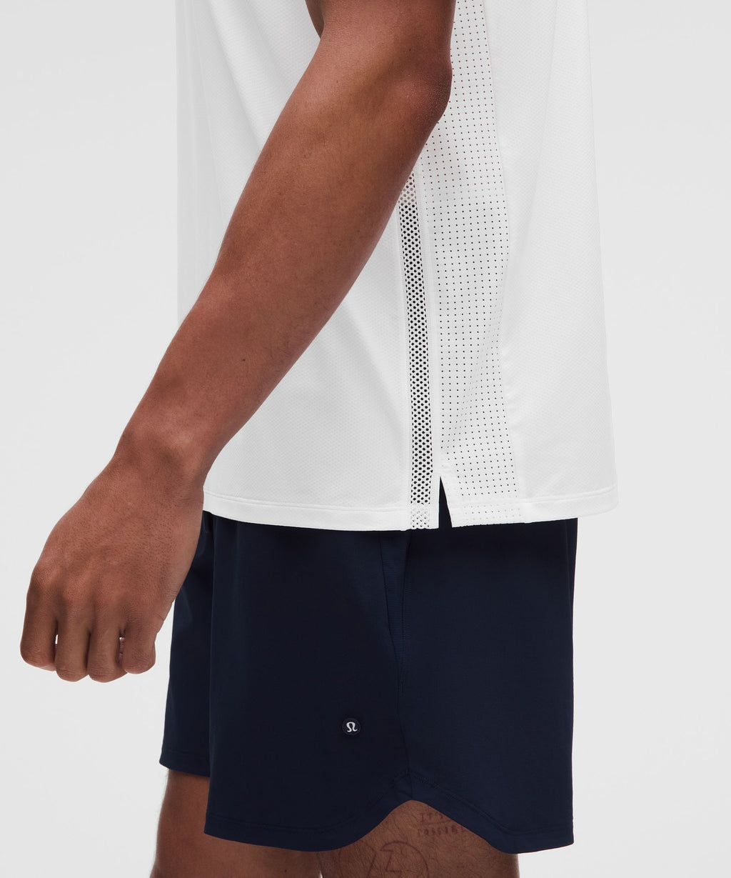 Mesh Panelled Tennis Polo Shirt