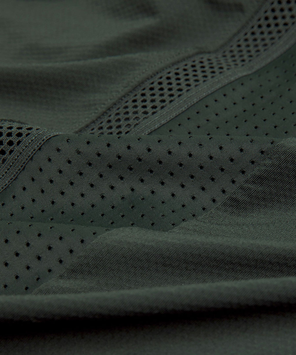 Mesh Panelled Tennis Polo Shirt