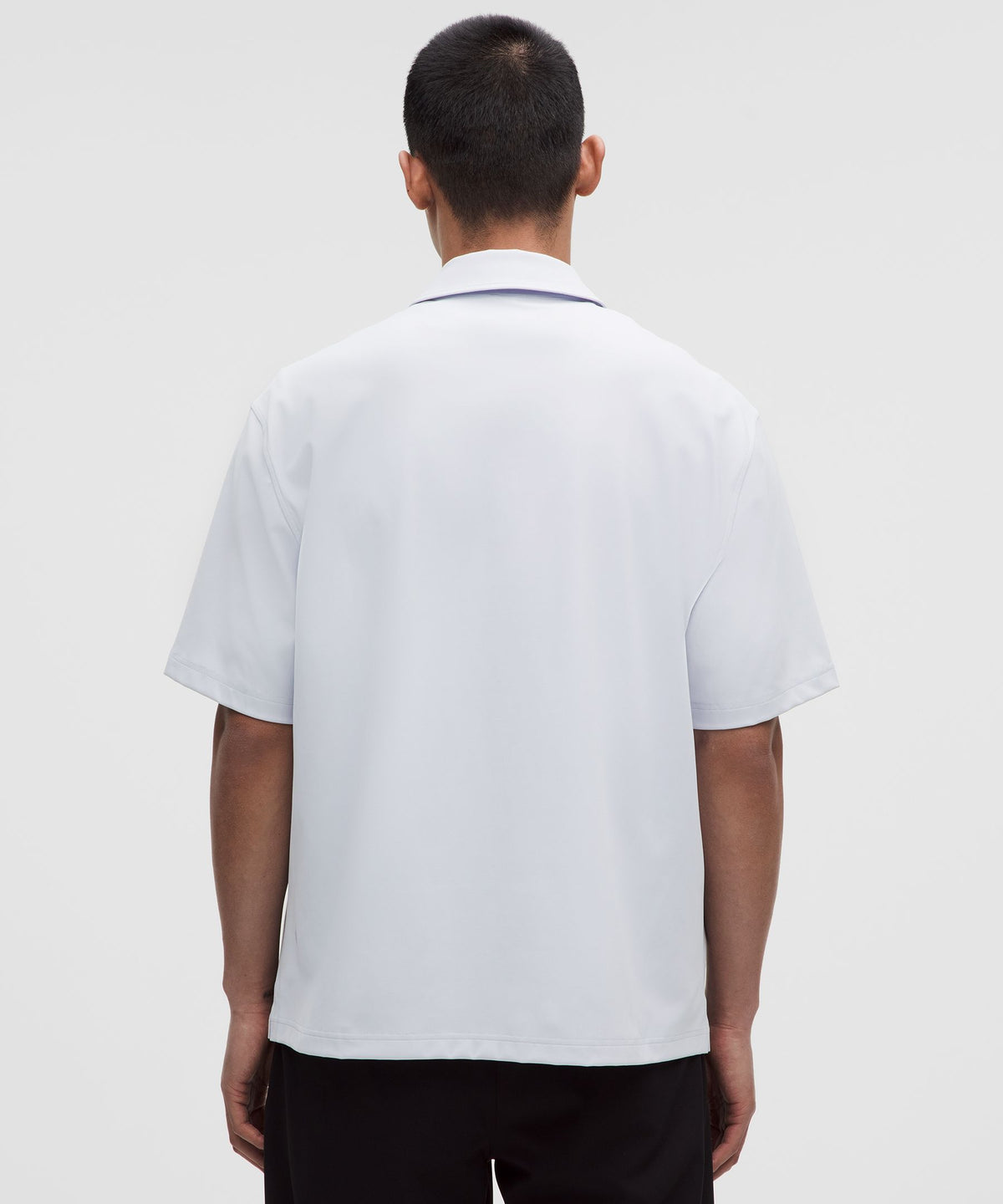 Daydrift Oversized Zip-Neck Polo Shirt