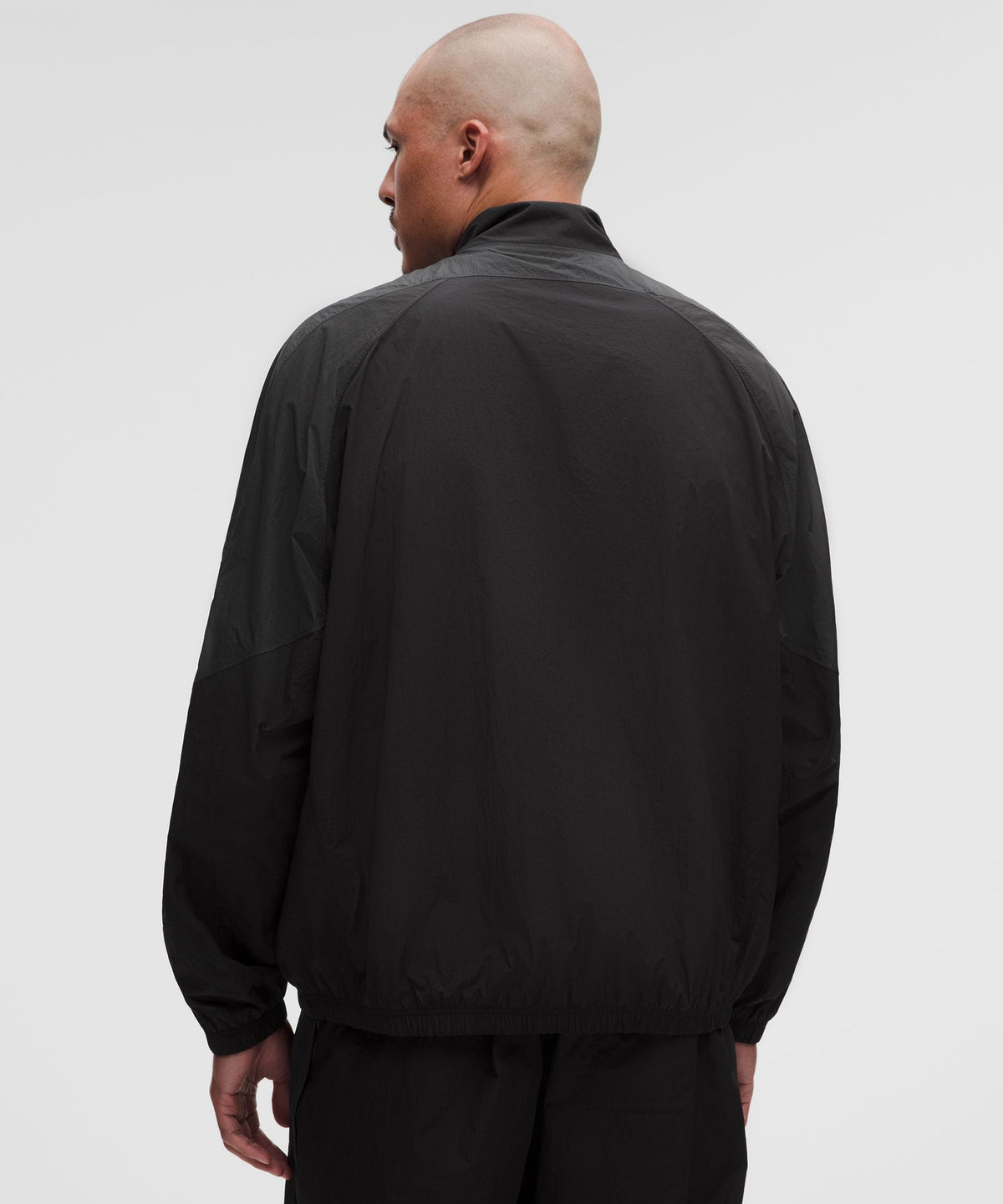Nylon Oversized Track Jacket