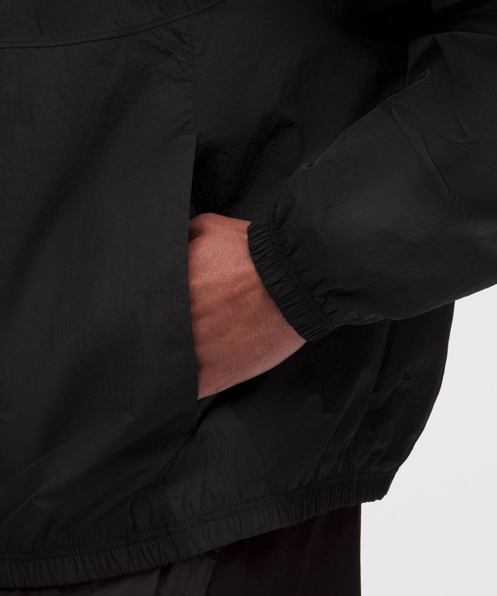 Nylon Oversized Track Jacket