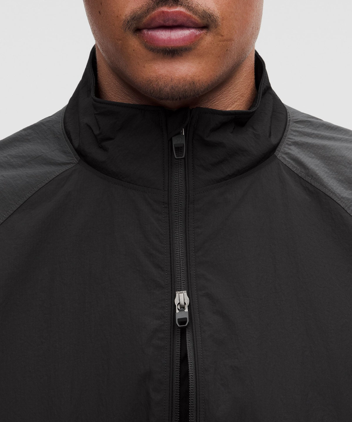 Nylon Oversized Track Jacket