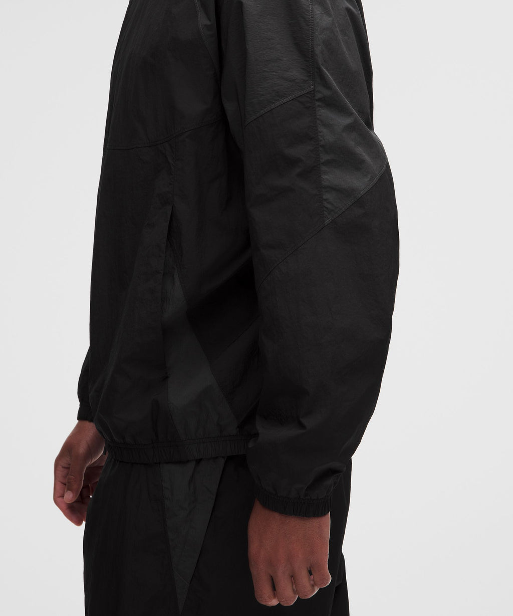 Nylon Oversized Track Jacket