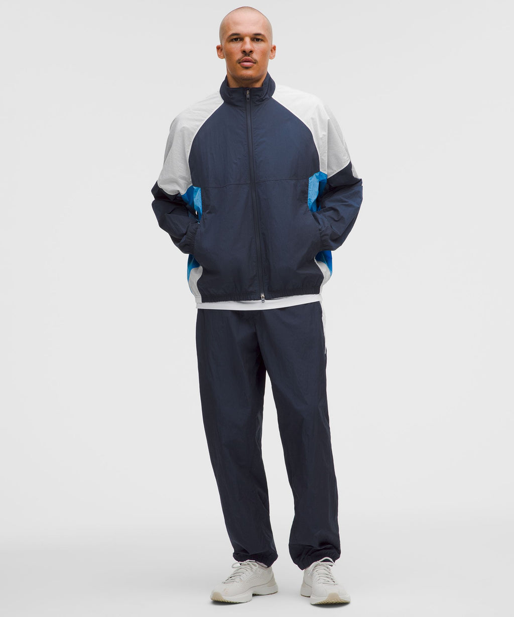Nylon Oversized Track Jacket