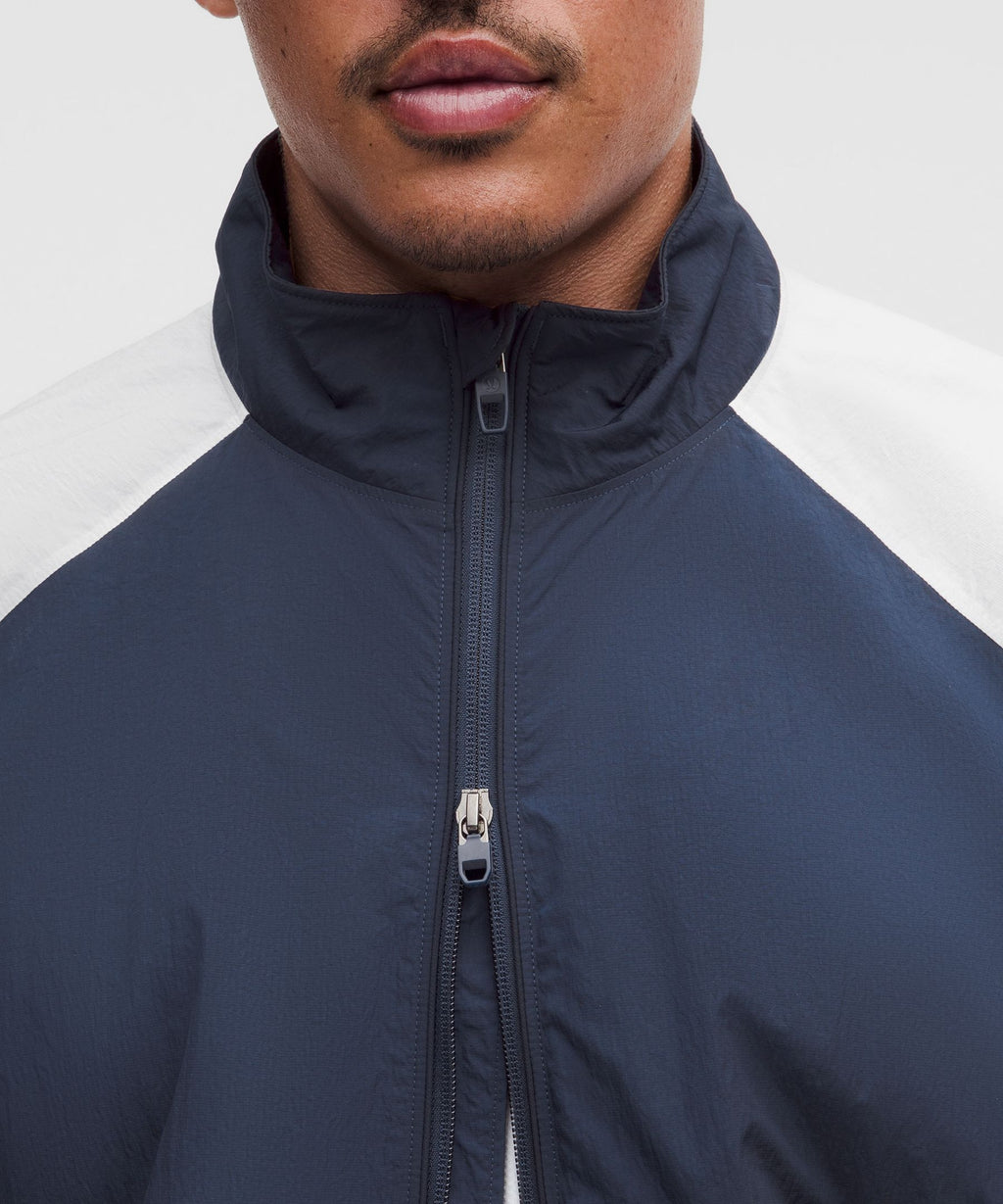 Nylon Oversized Track Jacket