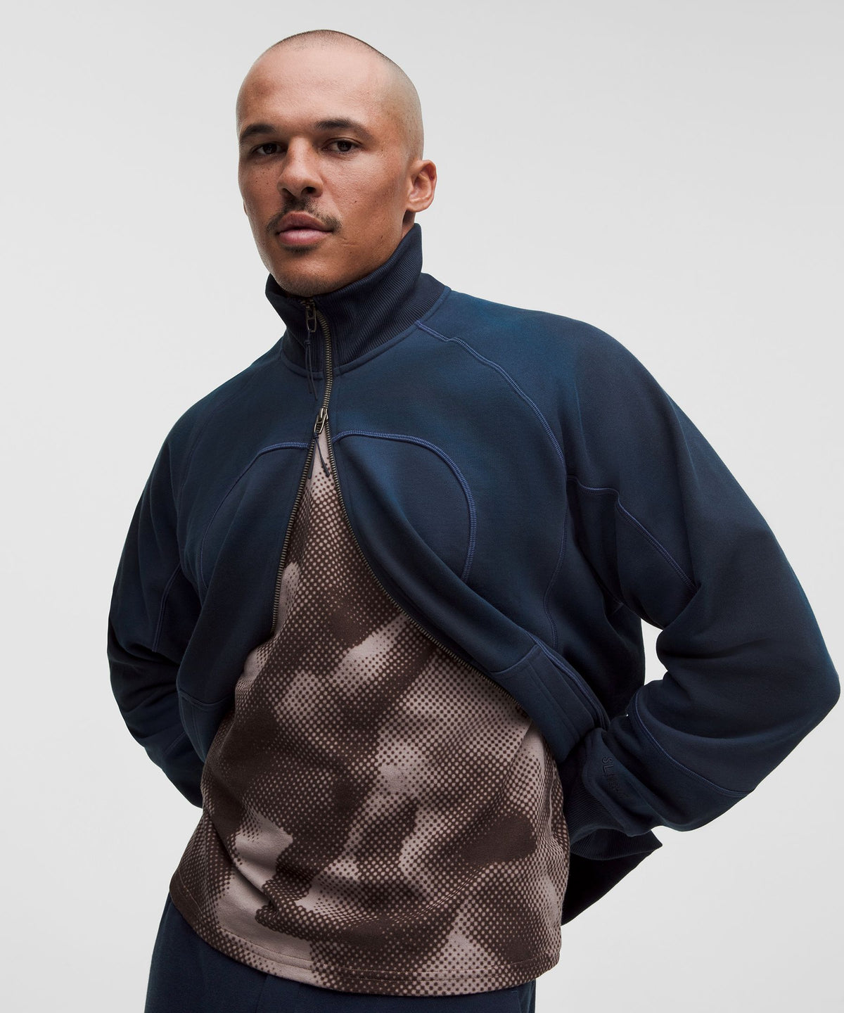 Faded French Terry Full-Zip JacketSLNSH Collection