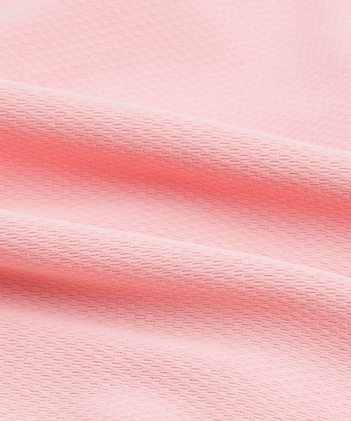 UV-Protective Textured Mesh Tennis Shirt