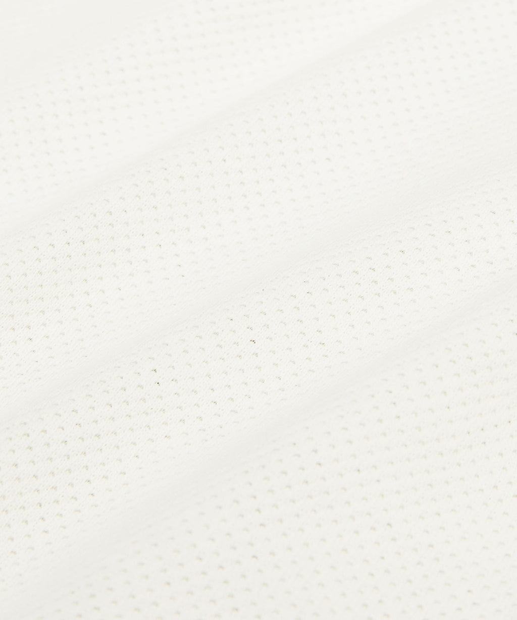 Mesh-Knit Jersey Short-Sleeve Polo Shirt
