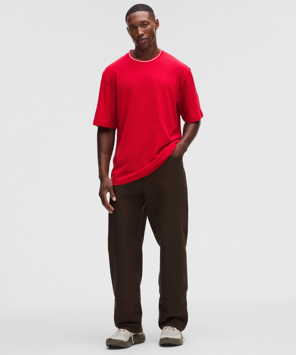 Mesh-Knit Jersey Short-Sleeve Shirt