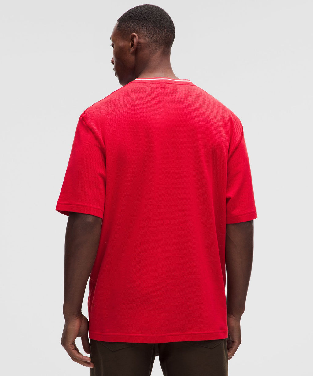 Mesh-Knit Jersey Short-Sleeve Shirt