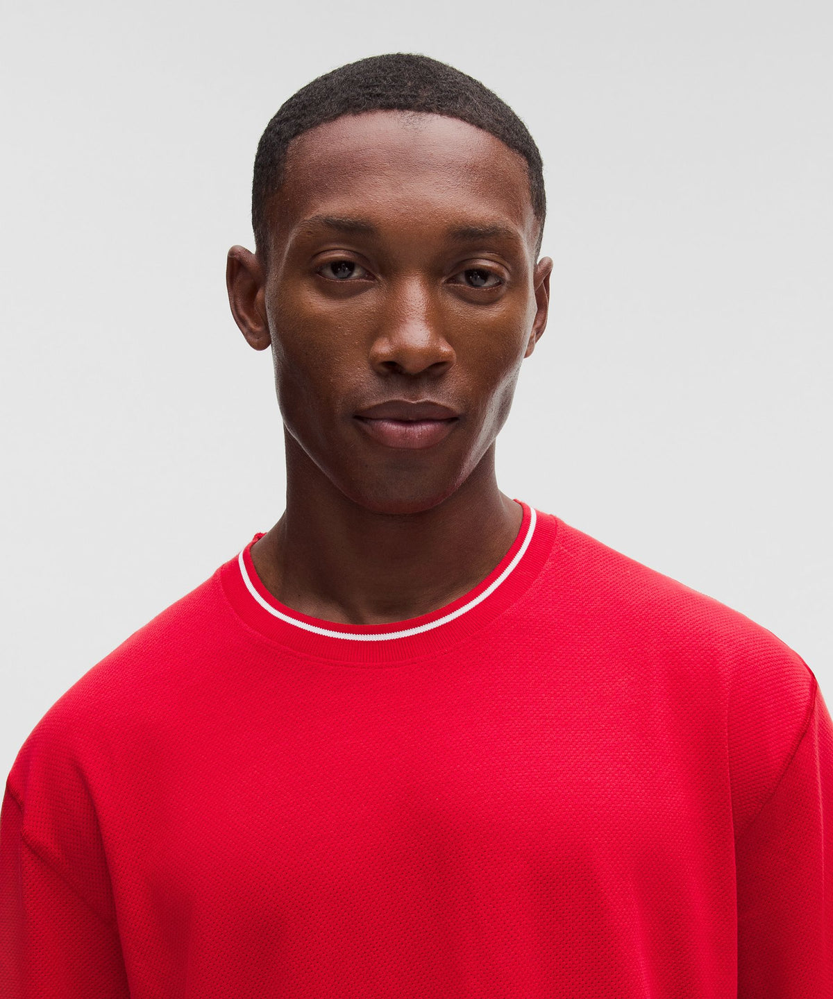 Mesh-Knit Jersey Short-Sleeve Shirt