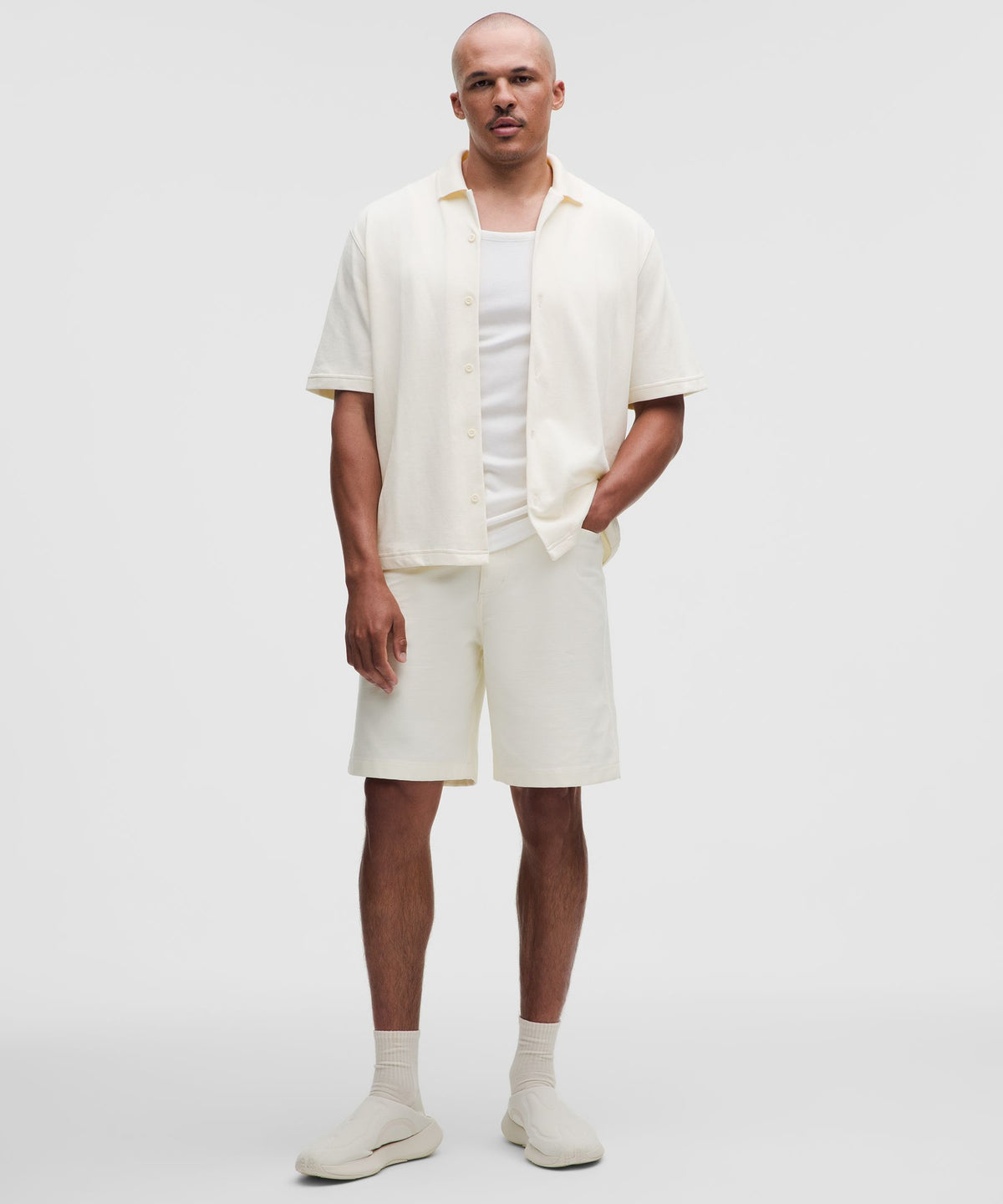 Pique-Performer Camp-Collar-Shirt