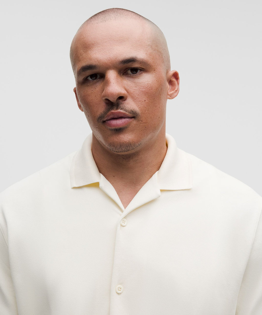 Pique-Performer Camp-Collar-Shirt