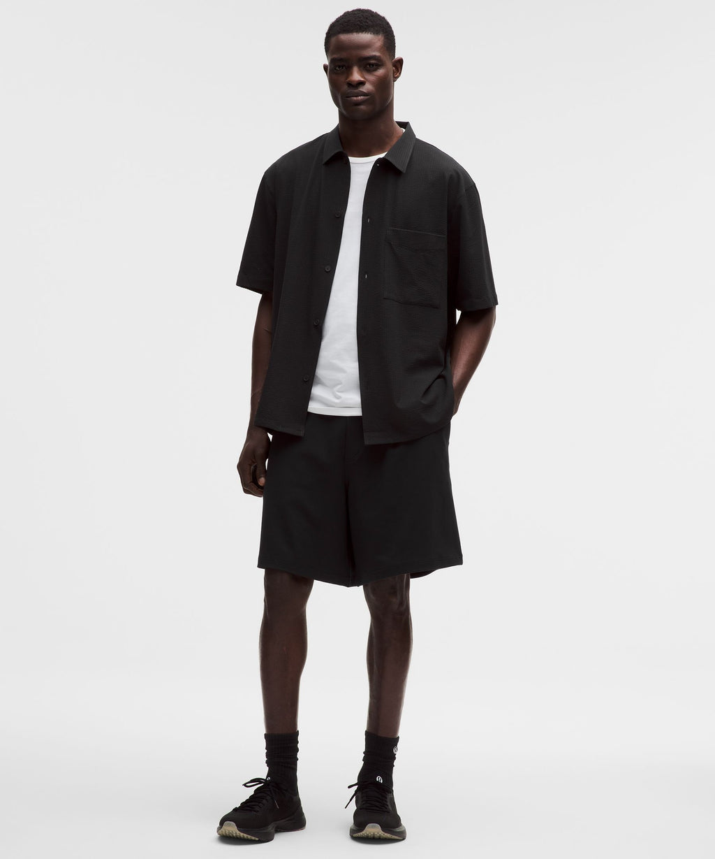 Airing Easy Camp-Collar ShirtTextured