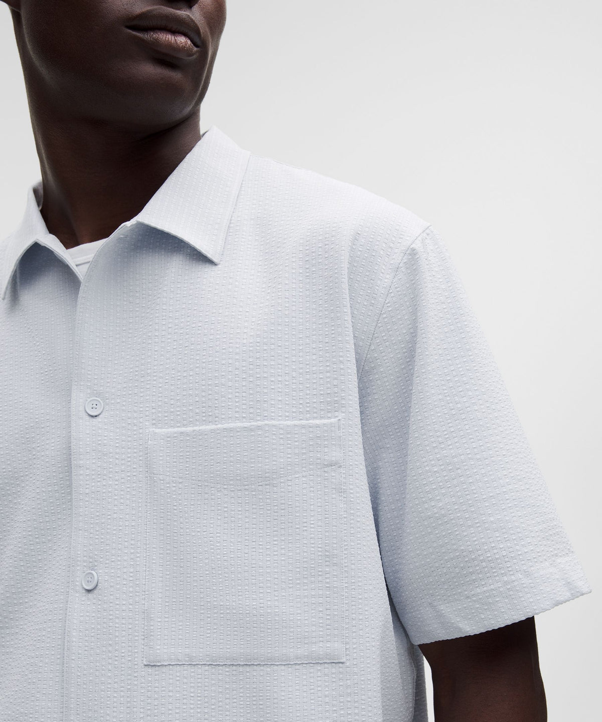 Airing Easy Camp-Collar ShirtTextured