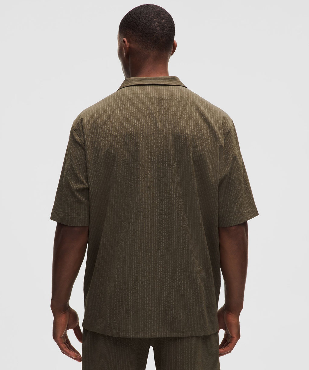 Airing Easy Camp-Collar ShirtTextured