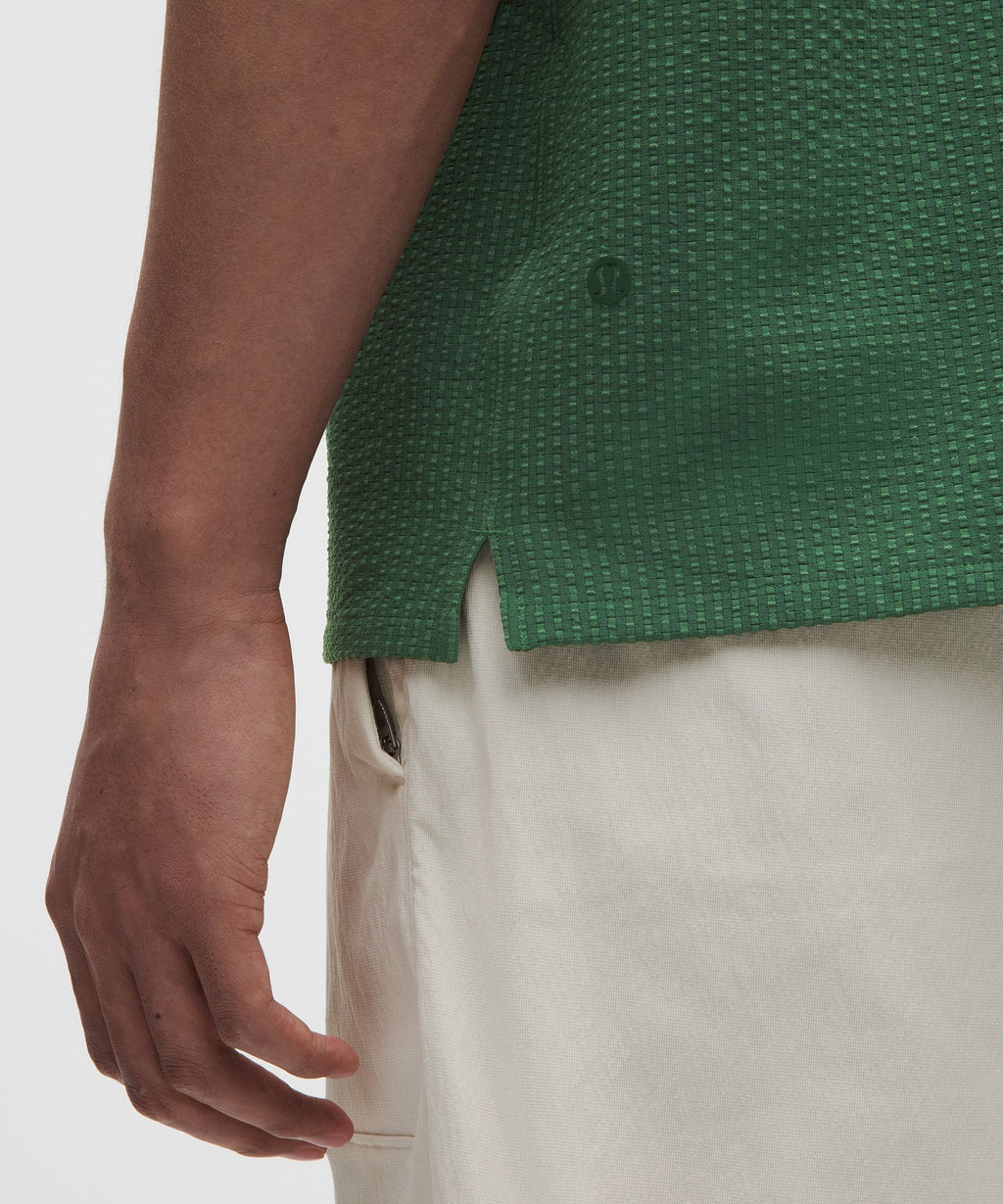 Airing Easy Camp-Collar ShirtTextured