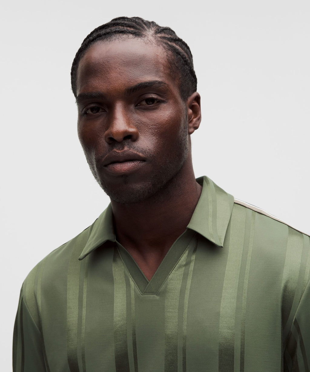 Knit Stripe Rugby Shirt