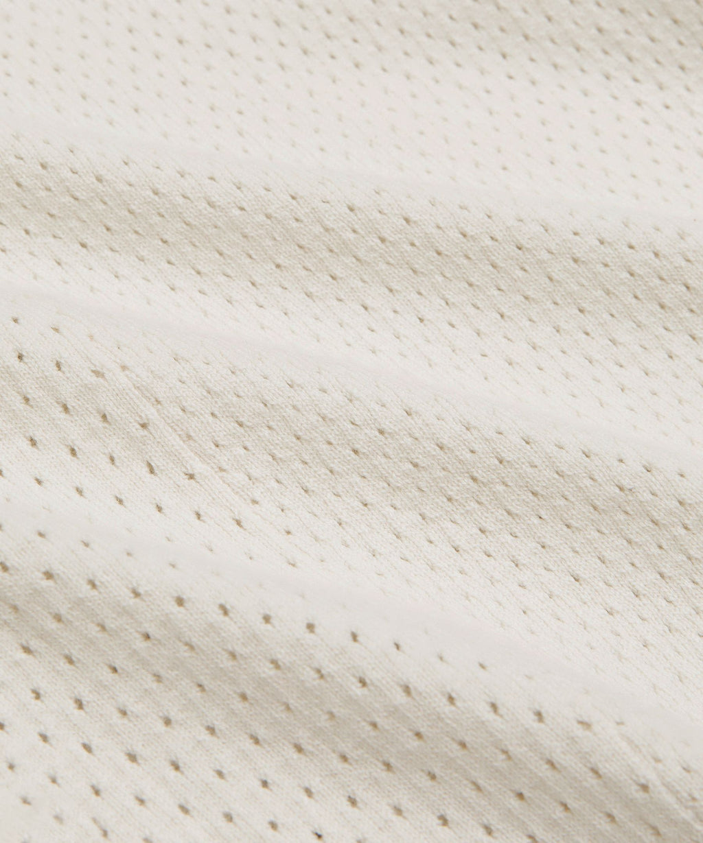 Cotton-Blend Knit Long-Sleeve Polo Shirt
