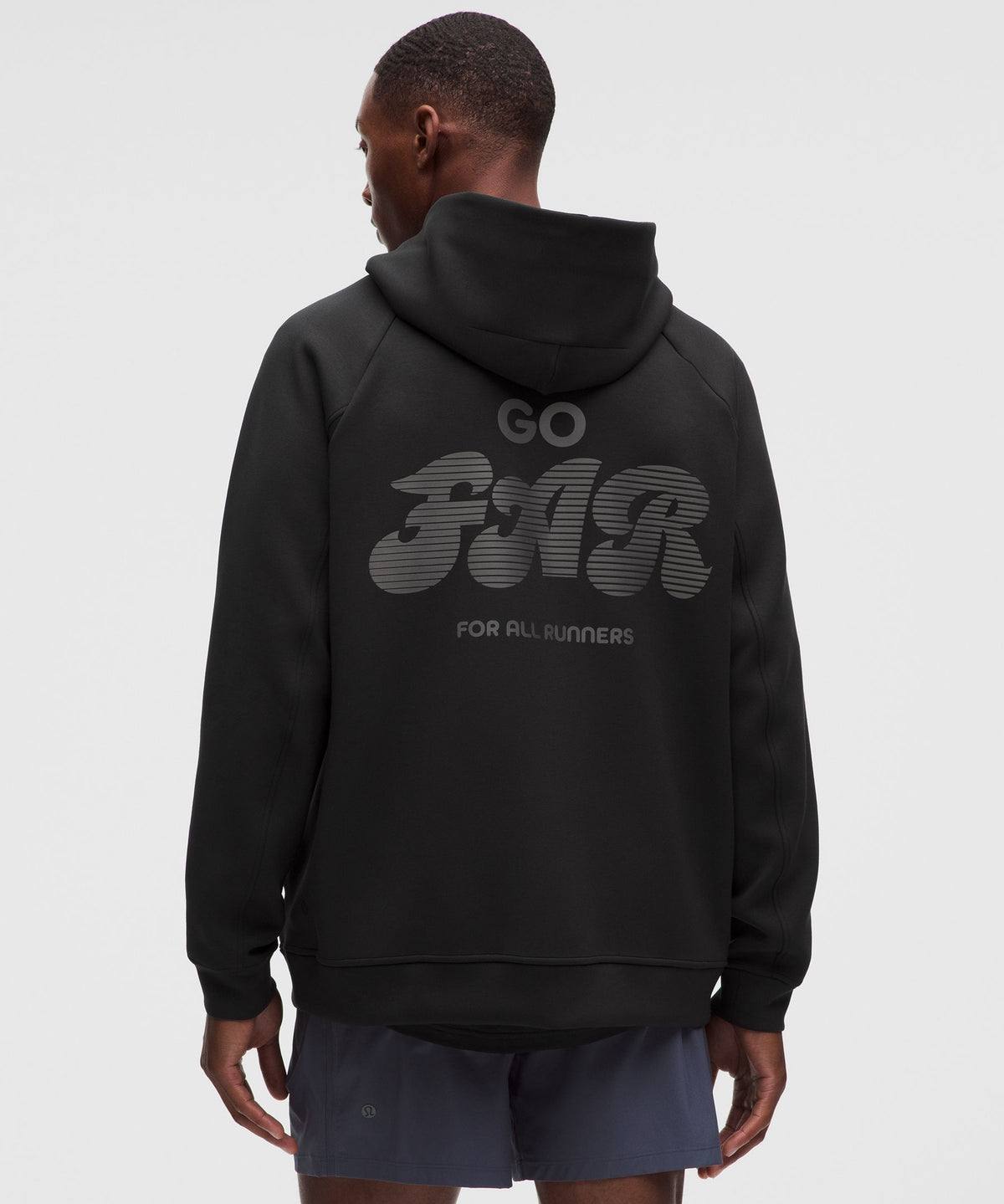 Smooth Spacer Pullover HoodieRun Graphic