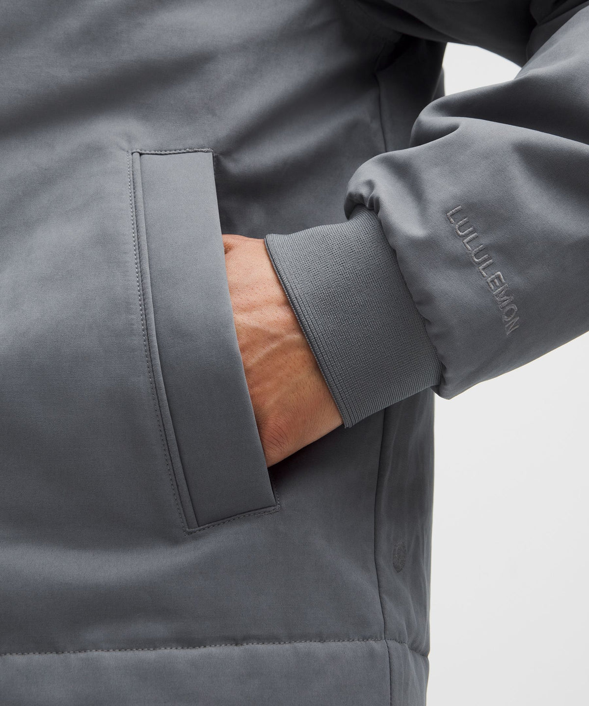 Insulated Cotton-Blend Bomber Jacket