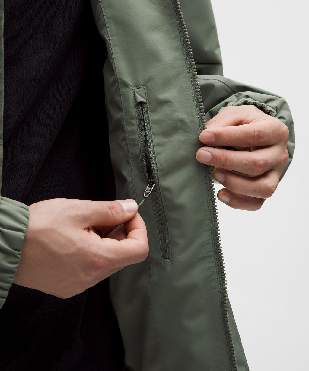 Waterproof Cinch-Hem Jacket