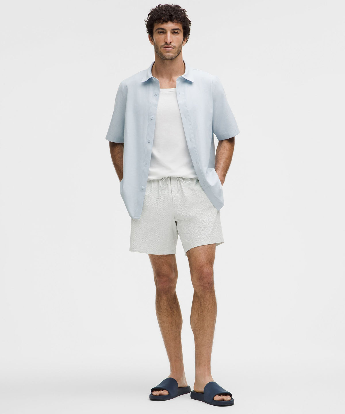 Textured Swim Short 7"Linerless