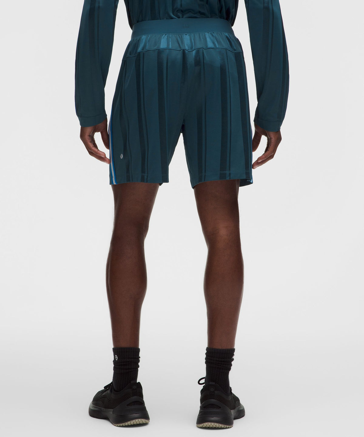 Knit Stripe Linerless Training Short 7"