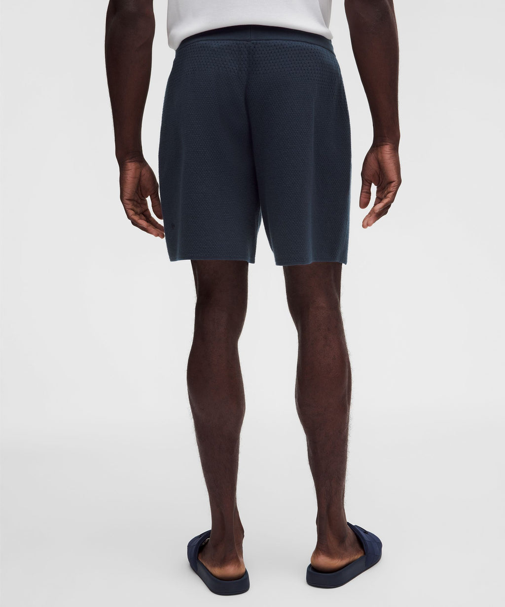 Cotton-Blend Knit Short 7"