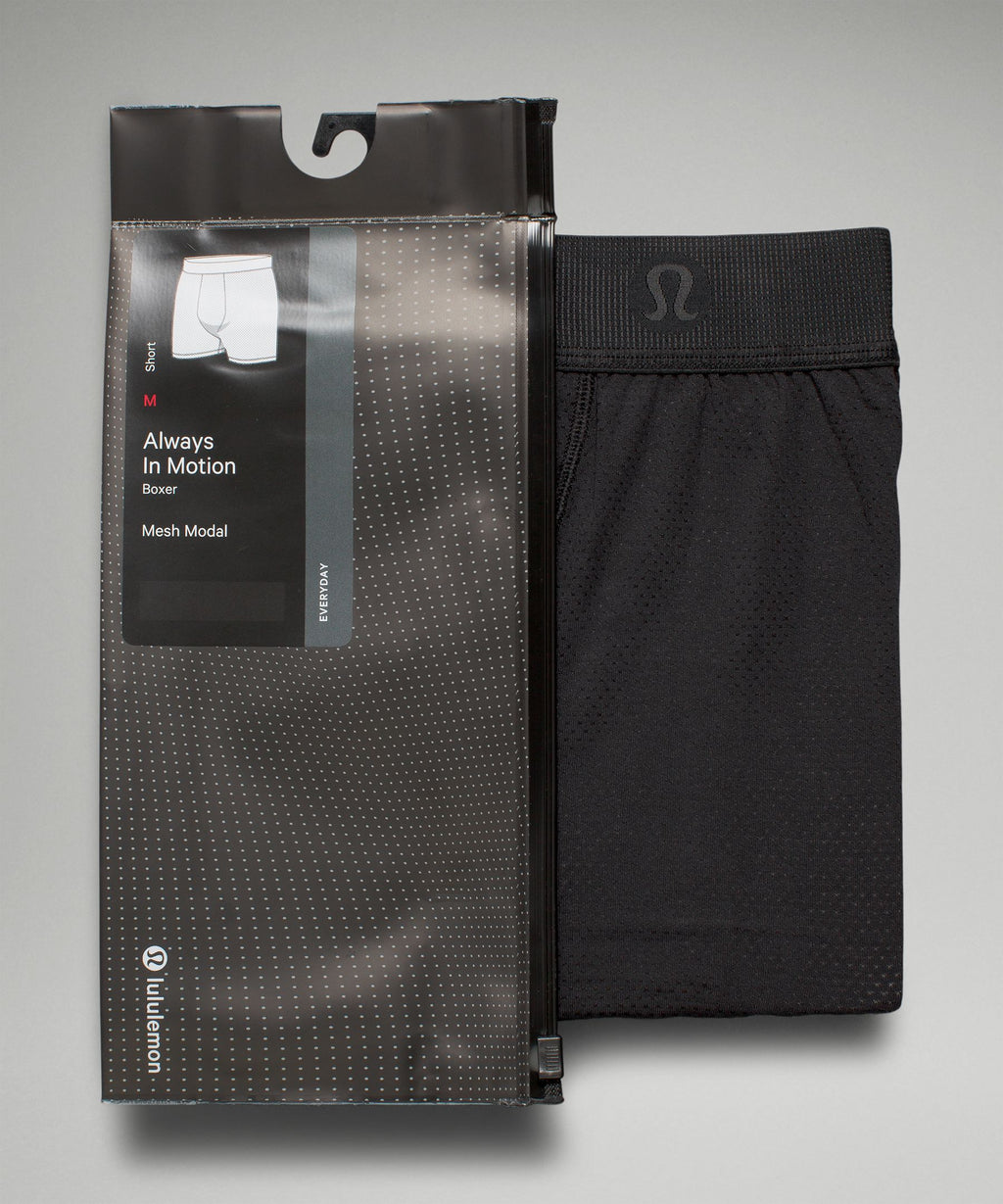 Always In Motion Mesh Boxer 5"Logo