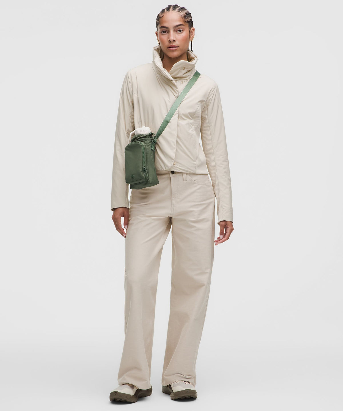 Water Bottle Crossbody with Front Pocket 2L