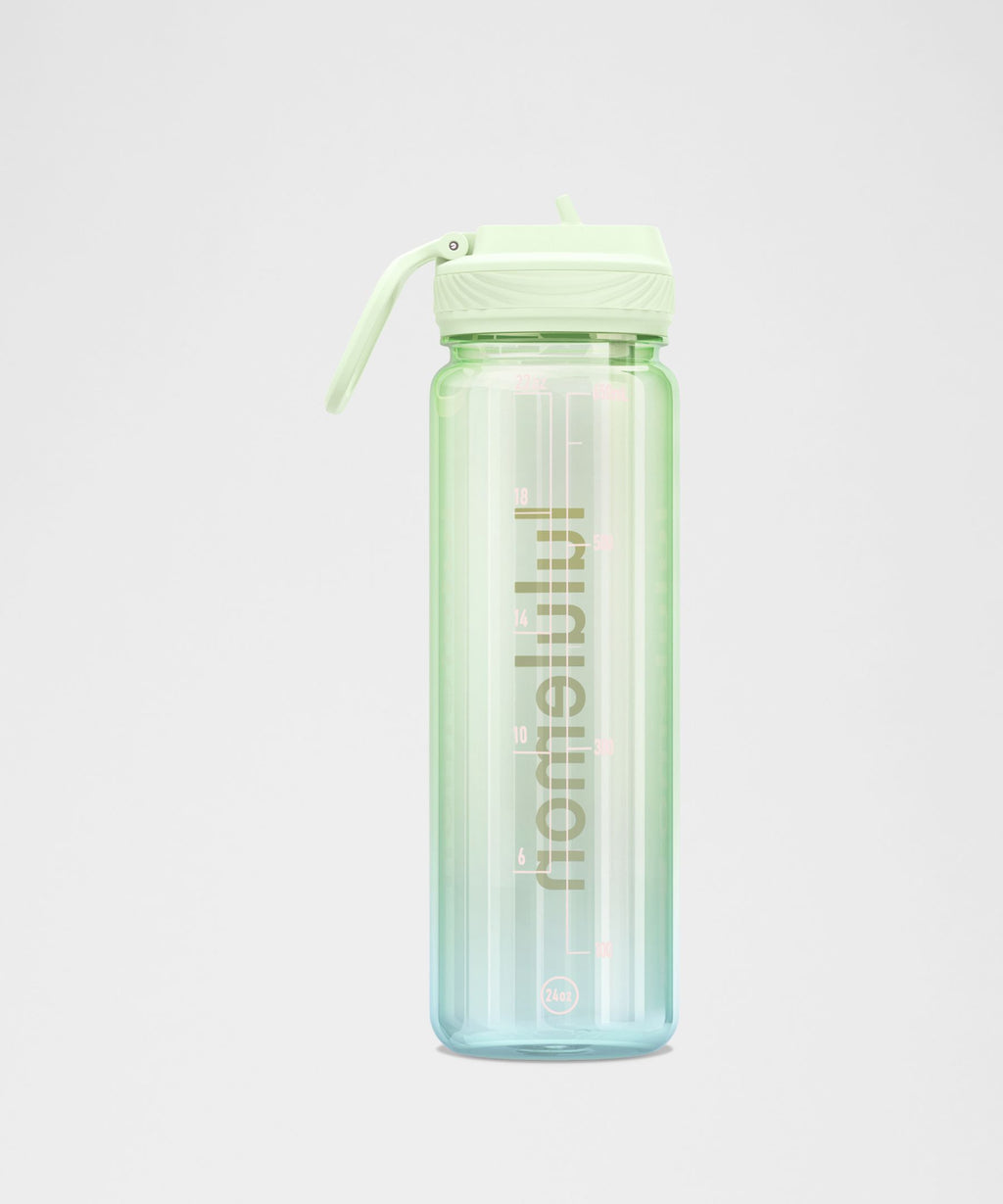 Back to Life Clear Bottle 24ozStraw Lid