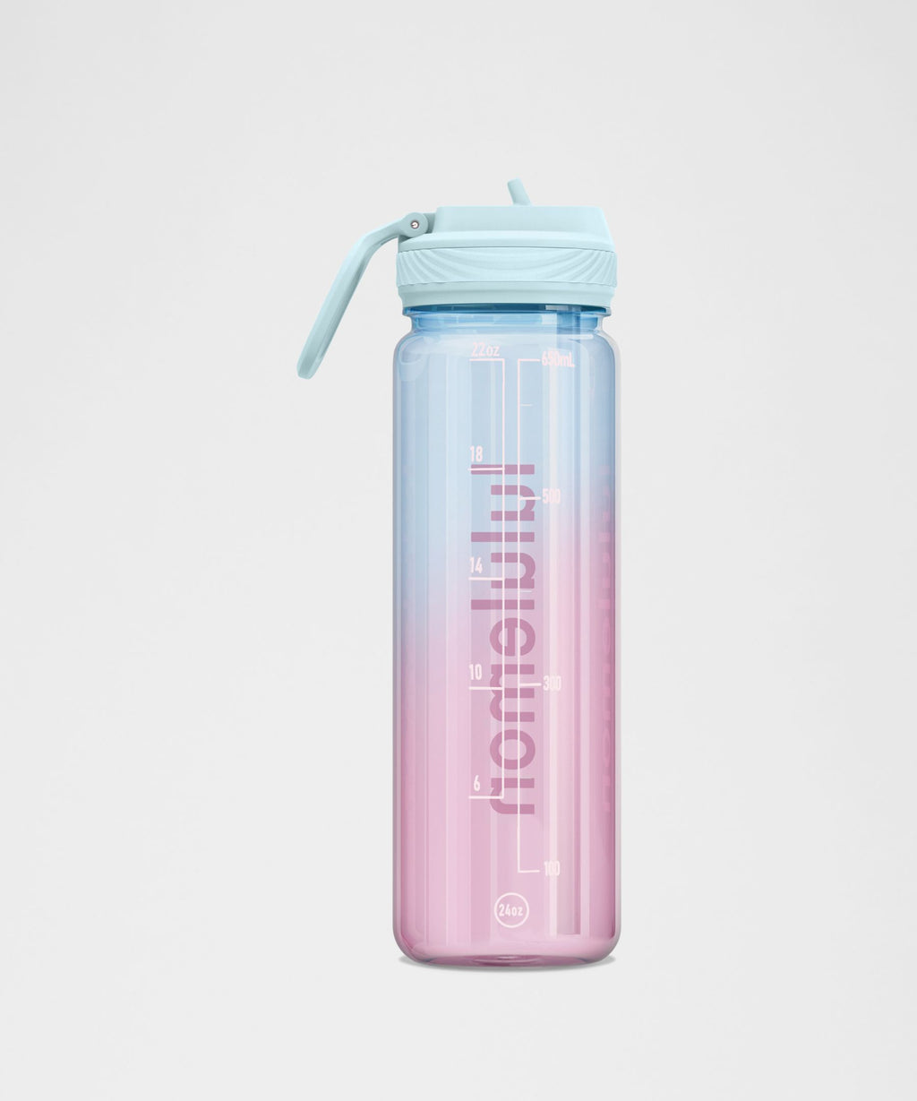Back to Life Clear Bottle 24ozStraw Lid