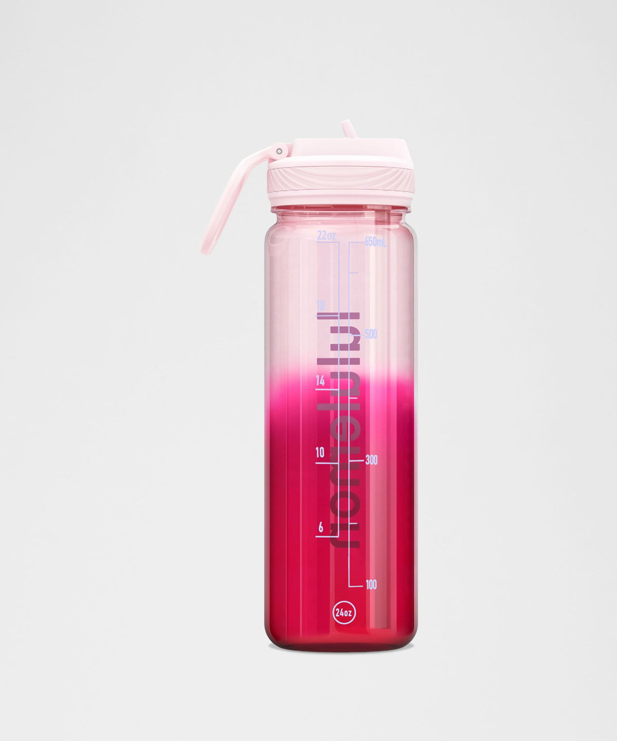 Back to Life Clear Bottle 24ozStraw Lid