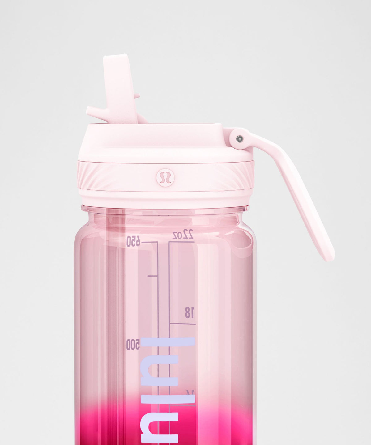 Back to Life Clear Bottle 24ozStraw Lid