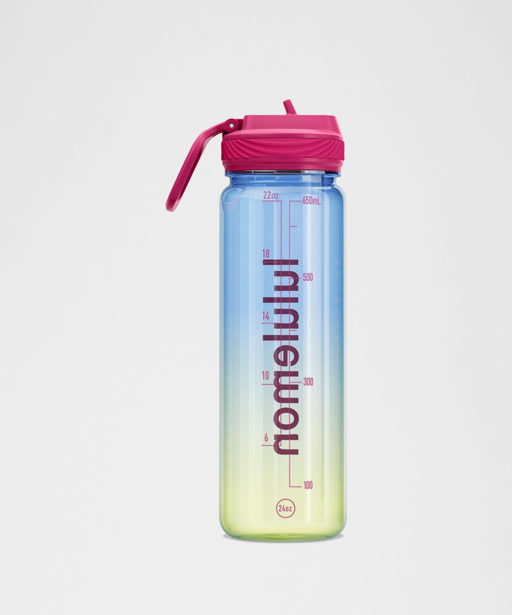 Back to Life Clear Bottle 24ozStraw Lid