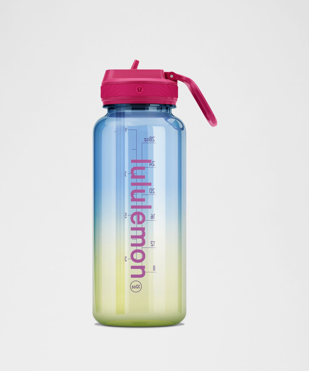 Back to Life Clear Bottle 32ozStraw Lid