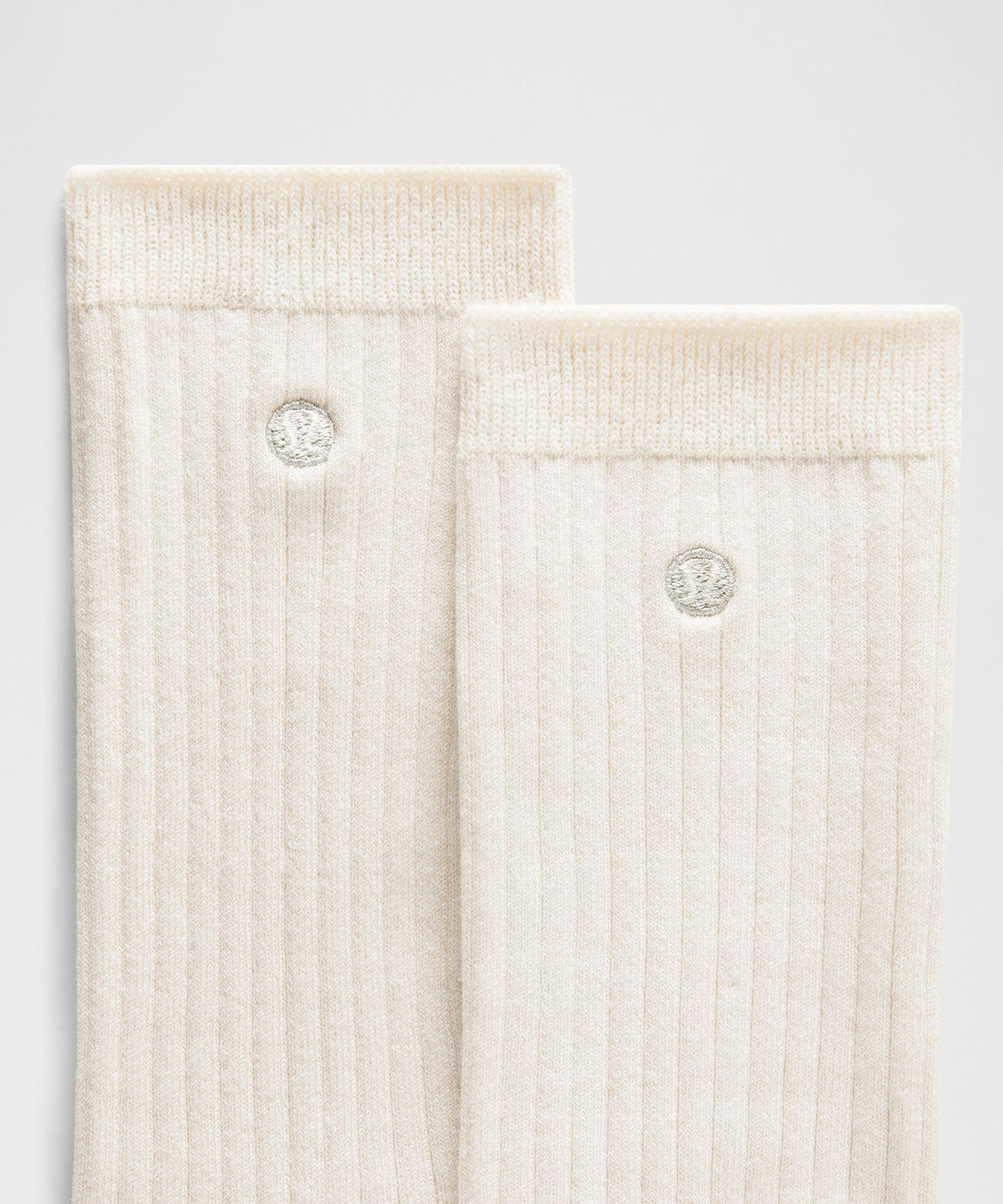 Unisex Ribbed Cotton-Blend Crew Socks
